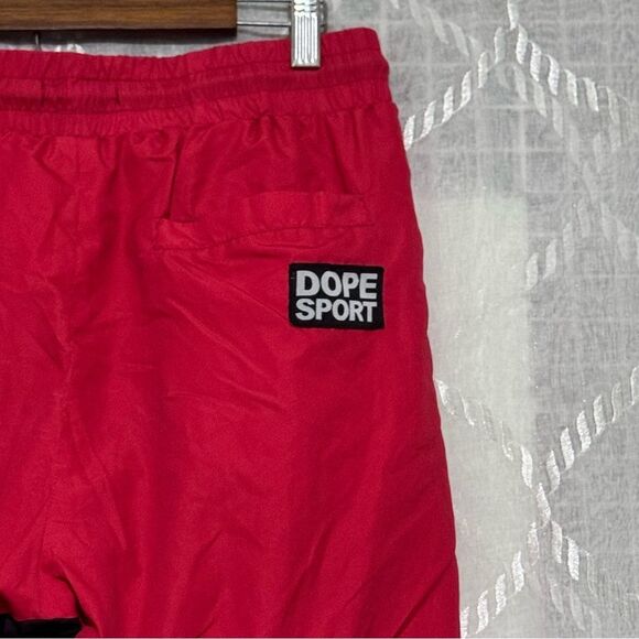 DOPE Sports Red and Blue Windbreaker Style Mens Joggers Sz Small - Picture 6 of 10